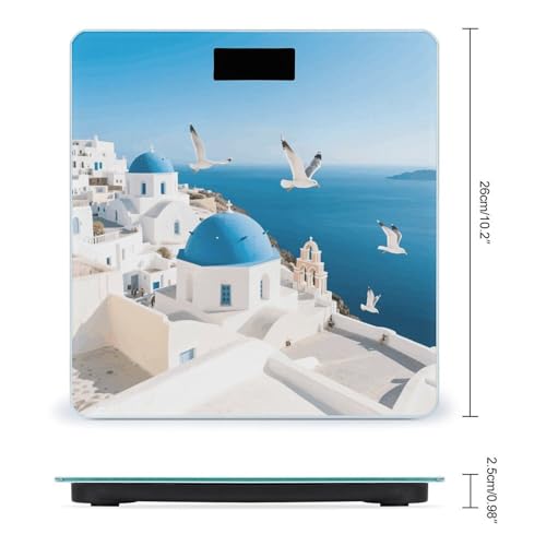 Báscula digital para baño Santorini con sensores precisos miniatura 2