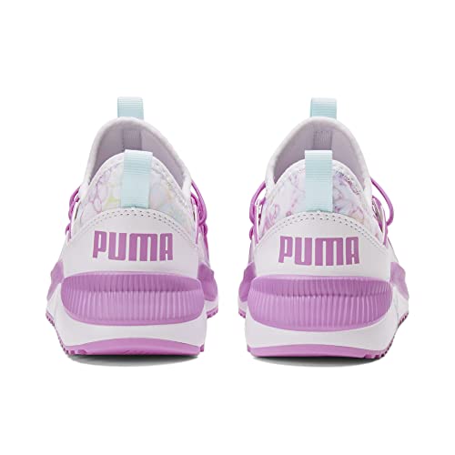 PUMA Kids Girls Pacer Future Alllure Bubble Dye Running Sneakers Shoes - Pink, Purple, White2