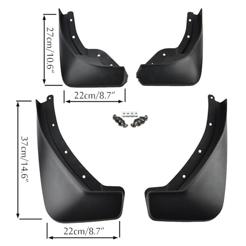Car mud flaps Volvo XC40 bavettes caoutchouc garde-boue splash guards - 2