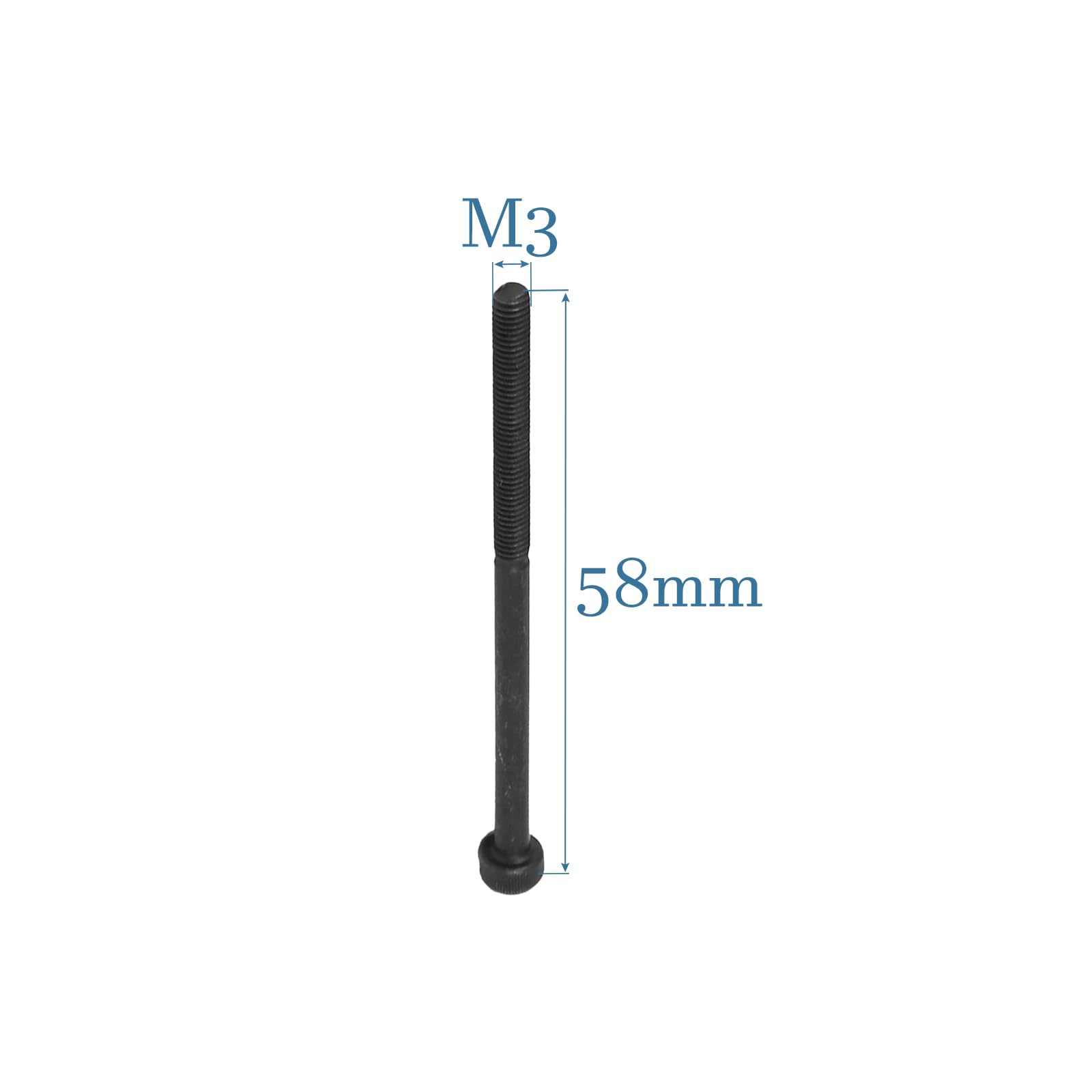 Bullone Vite Acciaio 8.8 Testa Esagonale Te M12 X 45 Mm. Interamente Filettato Uni 5739 Din 933 Online - Foto 6