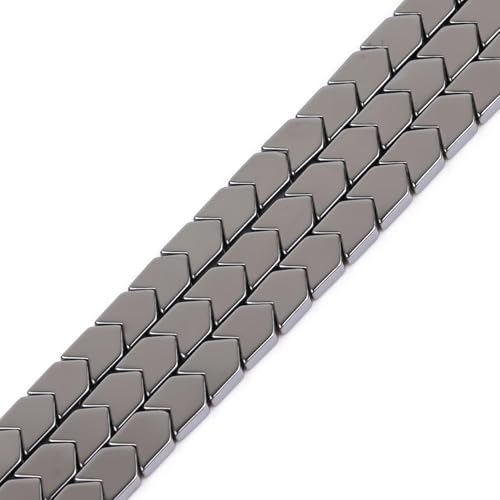 8x10mm Natural Black Hematite Gemstone Loose Beads for Jewelry Making