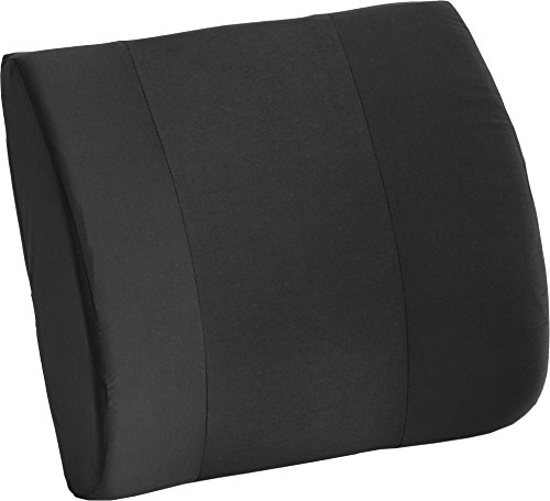 Nova Medical Products Lumbar Back Cushion, Contoured Back Support Pillow For Office Chair And Car, Removable & Washable Cover, Color: Black (2667Bk-R) #TOP29