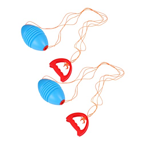 ERINGOGO 2Pcs Pull for Ball for Boys Kindergarten Play Safe Material for Home School Activities Blue