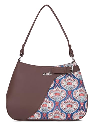 Image of ZOUK Ira Handbag | Stylish Women's Handbag | Luxury Shoulder Bag for Women | Trendy | Fancy Ladies Handbags | Small Purse for Events | Water-Resistant