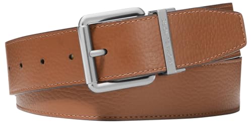 Michael Kors Men's 38mm Reversible Casual Belt, Luggage, 34