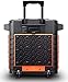 ION Audio Raptor | Ultra-Portable 100-Watt Wireless Water-Resistant Speaker with 75-Hour Rechargeable Battery, Bluetooth Streaming, AM/FM Radio and Multi-Color Light Bar
