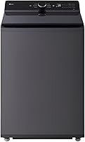 Vista 1 de LG 5.5 cu. ft. Smart Top Load Washer in Matte Black with Impeller, eZDispense and Faucet Water and LCD Digital Dial Control, ENERGY STAR®