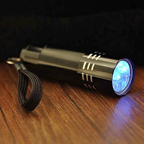 Image of UV Flashlight Black Light, Handheld Blacklight Flashlights 9 Led 395nm Mini Light Torch Pet Urine Detector for Dog Pet Urine Stains, Dry Stains, Bed Bug, Matching with Pet Odor Eliminator