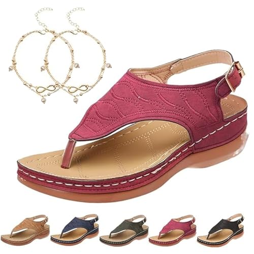 Libiyi Sandals Women, Libiyi New Summer Women's Sandals, Orthopedic Sandal for Women Dressy Summer, Wedges Sandal