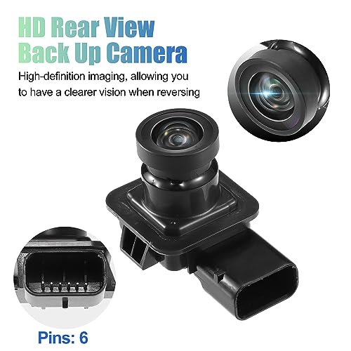 Image of uxcell Car Rear View Back Up Camera Park Assist Reverse Camera for Lincoln MKZ 2013-2016 No.EP5Z19G490A /EP5Z-19G490-A /DP5Z19G490A /DP5Z-19G490-A