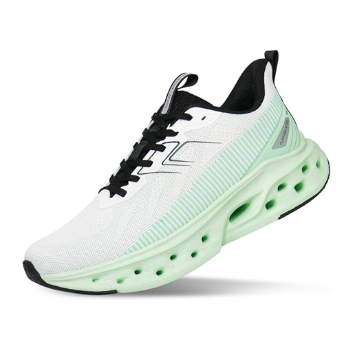 Hawkwell Men's Cloud Zero Active Running Walking Tennis Cushioning Shoes Breathable Lightweight Athletic Non Slip Cross Training Gym Tennis Jogging Workout Fashion Sneakers