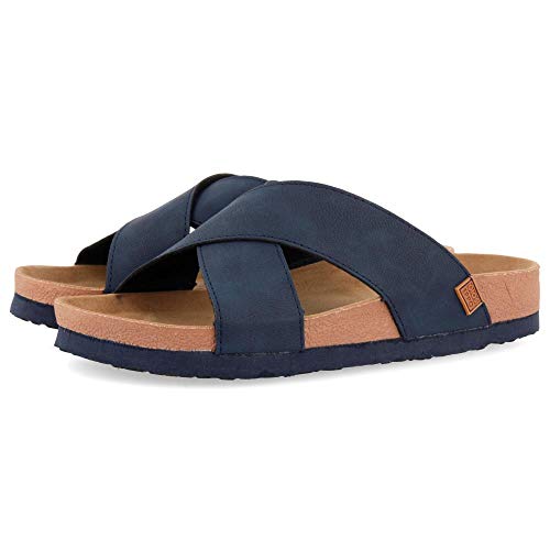 Gioseppo ANDENNE, Sandalias de Gladiador para Niños, Azul (Marino Marino), 33 EU