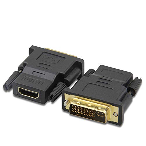 Adaptador Conector Dvi Digital Macho 24+5 Para Hdmi Fêmea