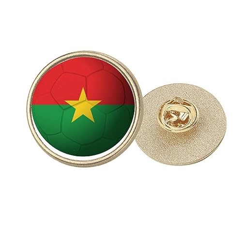 Broche Burkina Faso dorée à porter sur une veste pour les fêtes culturelles