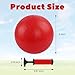 Merkaunis 24Pcs Playground Balls 6 Inch Kick Ball Red Dodgeball Bouncy Inflatable Ball Playground Ball Bulk for All Groups,Dodgeball,Handball,Indoor/Outdoor Game, Picnic,Yoga