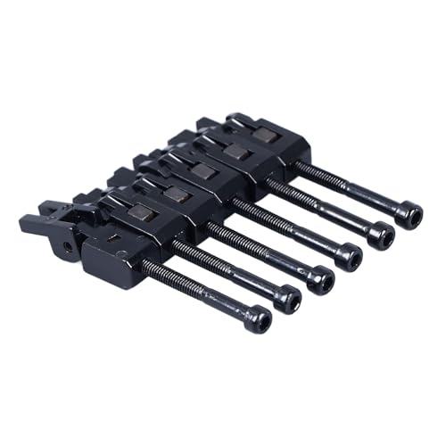 Selas Tremolo para Guitarra Elétrica, Instalação Simples, 6 Peças de Selim de Ponte de Rolo, Ajuste