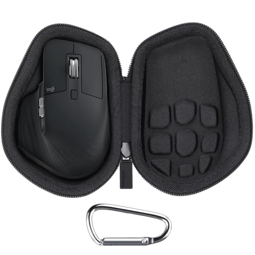 co2CREA Hard Case Replacement for Logitech MX Master 4 / MX Master 3 Master 3S Advanced Wireless Mouse (Graphite Black Case)