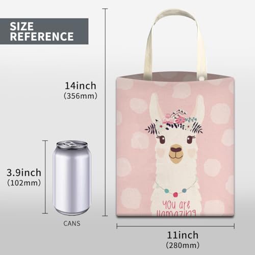 Image of Cute Pink Llama Car Trash Can, Organizer & Storage Bag, 5L Capacity, Anti-Slip, Multipurpose