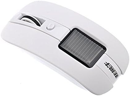 Kowellshine T003 Solar Energy Mouse Wireless Mouse New USB 2.4G Solar Mous-White