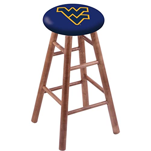 Holland Bar Stool Co. Maple Counter Stool in Medium Finish with West Virginia Seat by The