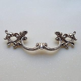 Southst 96mm Antique Silver Kit Cabinet Drawer Handles Pulls Distress Silver Dresser Cupboard Door Pulls Vintage Furniture Handles