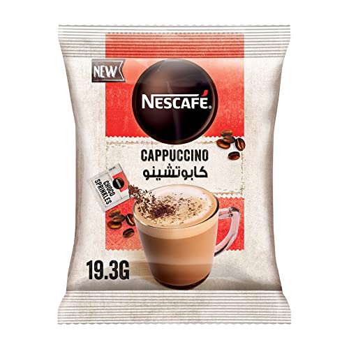خليط قهوة رغوي للكابتشينو مع رشات الشوكولاتة من نسكافيه 19.3 جرام (20 قطعة)