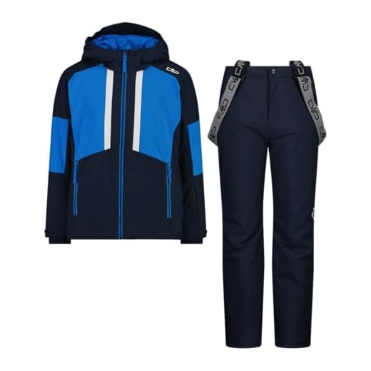 CMP Set Tuta Sci da Bambino in Twill, 35W0294 (Royal Blue, 12 Anni)