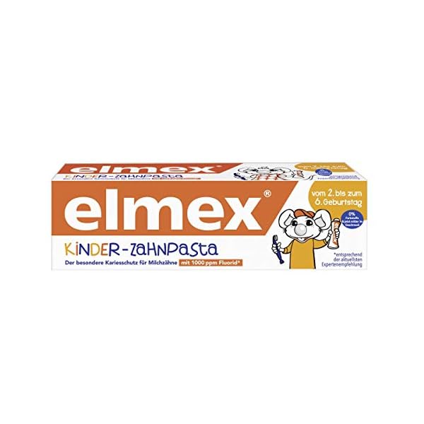 Elmex Kinder Set mit Zahnpasta & 6 Zahnbürsten - besonderer Kariesschutz für Milchzähne, 2 - 6 Jahre – Bild 6