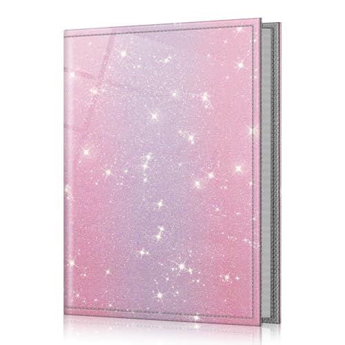 Fintie 10x15 cm Album fotograficzny, małe albumy do wkładania na ślub, urodziny, rocznicę z 26 stronami na 52 zdjęcia, album na wakacje, 4 x 6 cali na strony, (Fantasy Ombre)