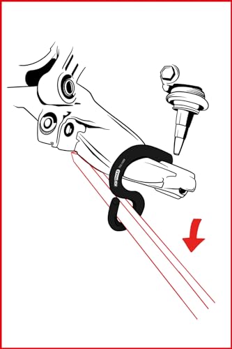 Levier d'essieu universel KS TOOLS 700.1499 pour démontage de suspension auto