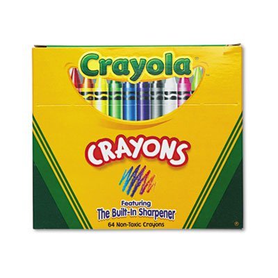 Classic Color Pack Crayons, Assorted 64/Box, Sold as 64 Each