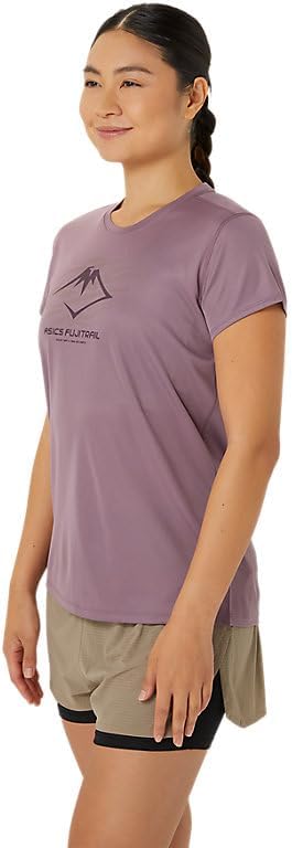 ASICS Women's FUJITRAIL LOGO Short Sleeve TOP RUNNING Apparel