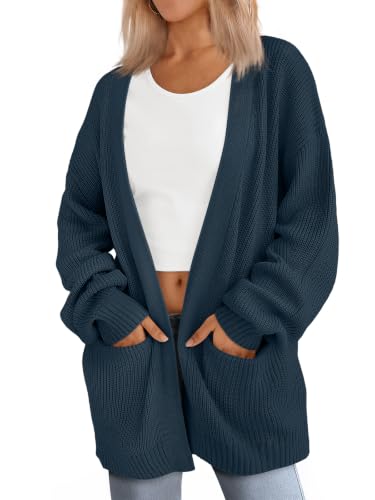 Image of LILLUSORY Oversized Cardigan Sweaters for Women 2026 Fall Fashion Outfits