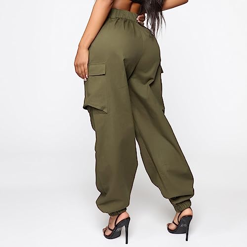 Baggy Cargo Pants for Women Straight Wide Leg Trousers Y2K Teen Girls Trendy Low Waist Cargo Pants Hippie Streetwear4