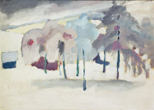 Impression d'affiches Étude de Murnau Vc Kandinsky toile de haute qualité 60x90cm