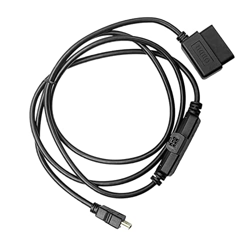 LDCRE OBDII to HDMI Cable H00008000,Interface Cables OBD2 Plug to HDMI Monitor Adapter Fit for Edge CS2 CTS2 CTS3 Plug Monitor Replace OBDII Cable