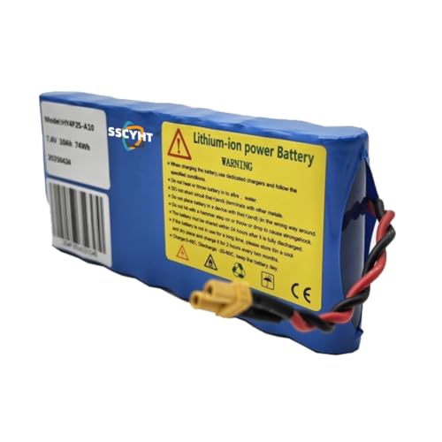 Batería litio 7.4V 10000mAh para carreras de coches RC y lanchas en el lago