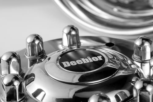 Image of 17 inch Polished Stainless Steel Dually Wheel Simulator for 2011-2025 Chevry Silverado|GMC Sierra 3500HD,4pcs Nice Looking Bolt On Wheel Cover,8 Lug 5 Hand hole Hubcap with Installation Tool Kit