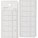 Westcott Grid Ruler with Metal Cutting Edge, 1.5 x 12, Transparent (B-1M)