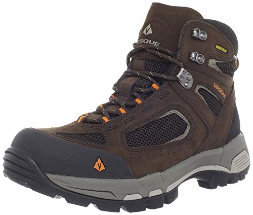 Vasque Men's Breeze 2.0 Gore-Tex Waterproof Hiking Boot, Slate Brown/Russet Orange,15 M US