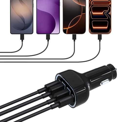 USB C Car Charger Adapter, PD 3.2 QC 5.0 Fast Charging - image 3