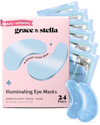 grace & stella Award Winning Under Eye Mask Reduce Dark Circles, Puffy Eyes, Undereye...