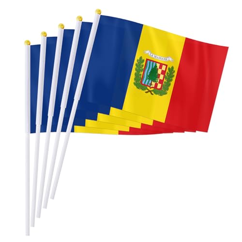 Petit drapeau La Massana 14x21cm léger et résistant pack de 50 PTEROSAUR
