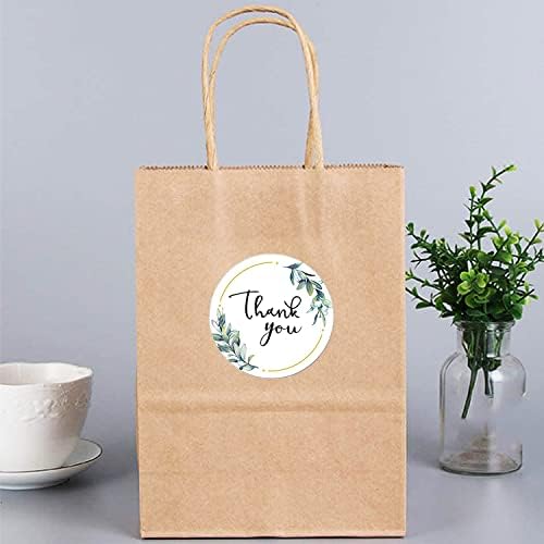 Thank You Stickers, 500 Pieces 1.5 Inch 8 Styles Design Round Thank You Stickers Roll, Small Business Sticker Labels for Wedding, Birthday, Christmas, Party Gift Bags