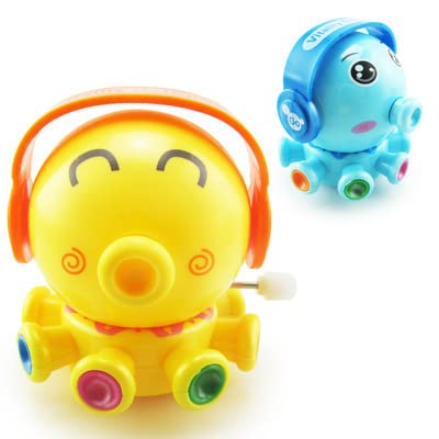 Btspepejoy Baby Toys Wind Up Toys Animal Cute Jumping Clockwork Toy with Clockwork Jumping Fish Wind Up Toys Novelty Hopping Windup Toys for Kids Pre-Kindergarten Toddlers Adult Clockwork Toys