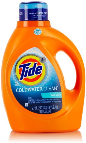 Image of Tide Coldwater Clean High Efficiency Liquid Laundry Detergent, Fresh - 92 oz