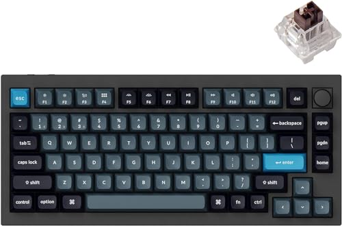 Keychron Q1 Pro knob 茶軸 ホワイト Keychron Q1 Pro QMK ワイヤレス カスタム・メカニカルキーボード ノブ