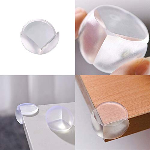 Corner Protector Baby Proofing (24 Pack) Clear Baby Safety Pre-Applied Adhesive Sharp Table Corner Protectors Baby Safety Impact Absorbent Furniture Corner Guards Prevent Injuries Protection