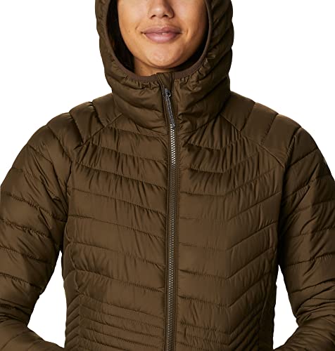 Image of Columbia Women Solid Powder Lite Mid Jacket Hoodie