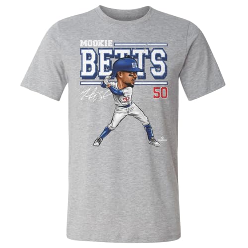 Amazon.com: 500 LEVEL Mookie Betts Cartoon Men's Cotton T-Shirt